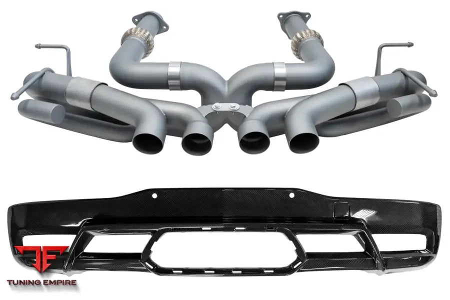 SOUL CHEVROLET C8 CORVETTE SOUL Z06 EXHAUST CONVERSION PACKAGE