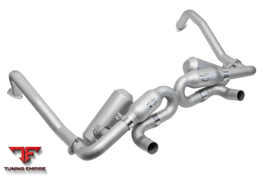 SOUL PORSCHE 718 GT4 / Spyder / GTS 4.0L SOUL Drone Canister Upgrade EXHAUST SYSTEM