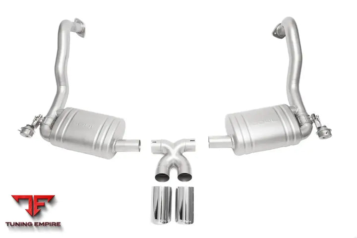 SOUL PORSCHE 981 GT4 / BOXSTER SPYDER / CLUBSPORT SOUL VALVED EXHAUST SYSTEM
