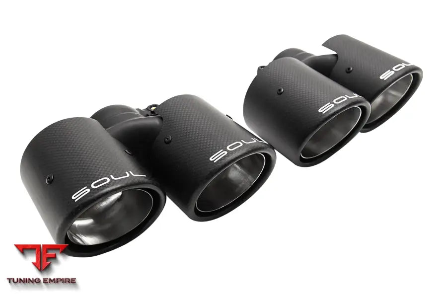 SOUL PORSCHE 991.1 CARRERA BASE (WITHOUT PSE) BOLT ON EXHAUST TIPS