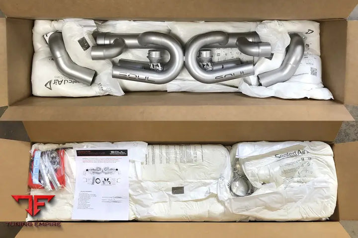 SOUL PORSCHE 991.1 CARRERA BASE (WITHOUT PSE) VALVED PERFORMANCE EXHAUST SYSTEM
