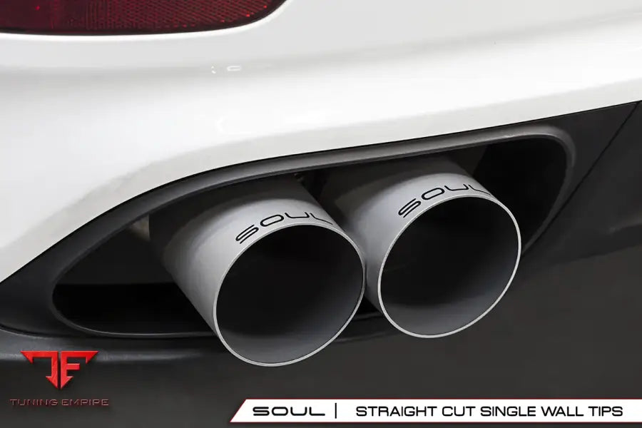SOUL PORSCHE 991 TURBO BOLT ON EXHAUST TIPS