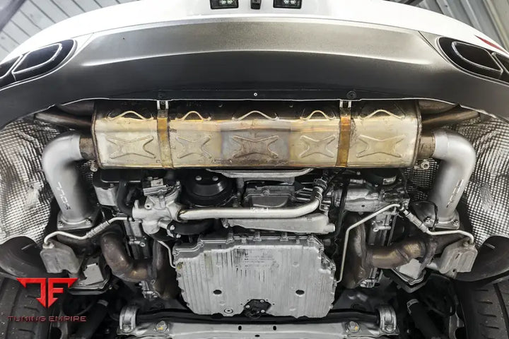 SOUL PORSCHE 991 TURBO CAT BYPASS DOWNPIPE
