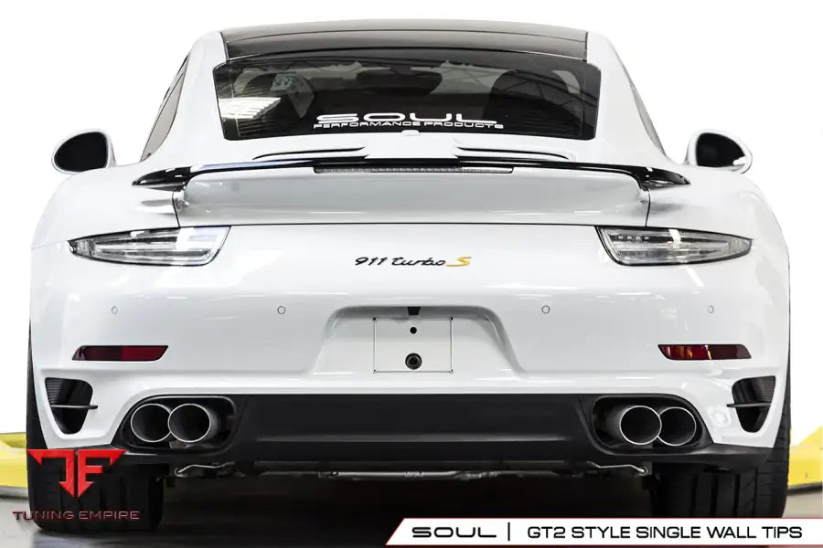 SOUL PORSCHE 991 TURBO X-PIPE EXHAUST
