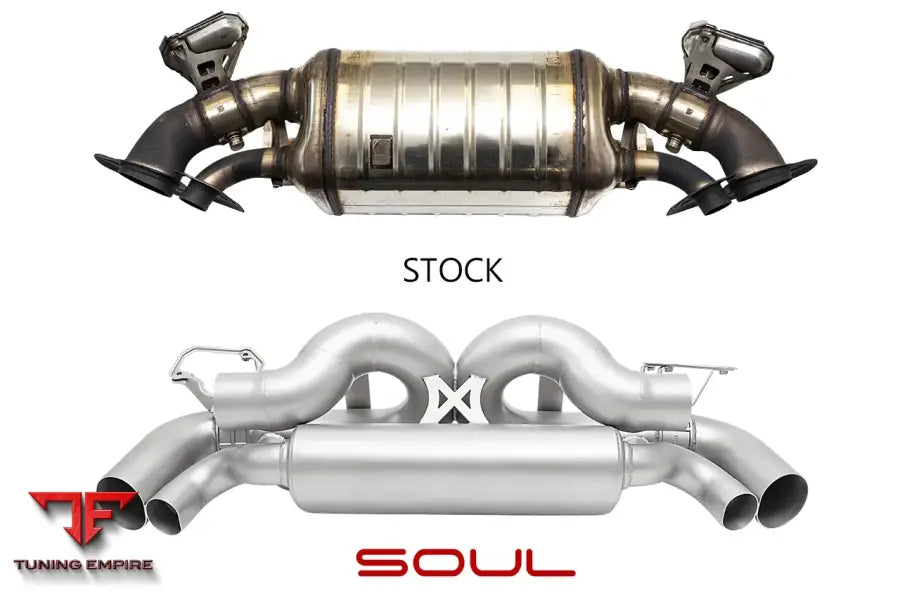 SOUL PORSCHE 992.1 CARRERA VALVED EXHAUST SYSTEM