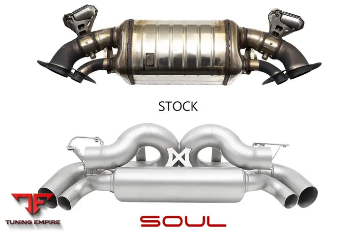 SOUL PORSCHE 992.1 CARRERA VALVED EXHAUST SYSTEM