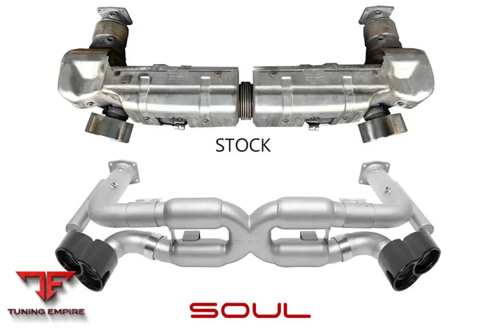 SOUL PORSCHE 996 TURBO COMPETITION X-PIPE EXHAUST SYSTEM