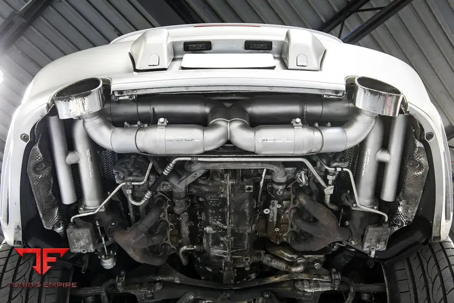 SOUL PORSCHE 996 TURBO COMPETITION X-PIPE EXHAUST SYSTEM