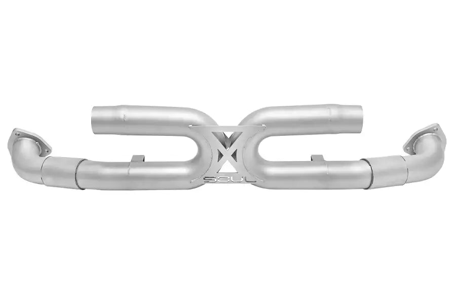 SOUL PORSCHE 997.2 CARRERA CENTER MUFFLER BYPASS EXHAUST SYSTEM