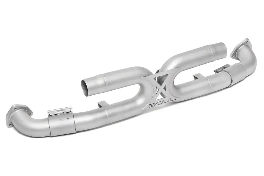 SOUL PORSCHE 997.2 CARRERA CENTER MUFFLER BYPASS EXHAUST SYSTEM