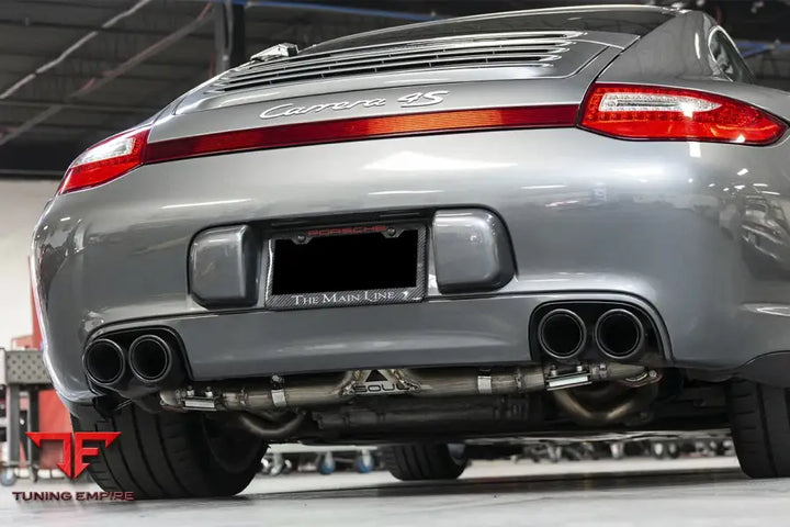 SOUL PORSCHE 997.2 CARRERA CENTER MUFFLER BYPASS EXHAUST SYSTEM