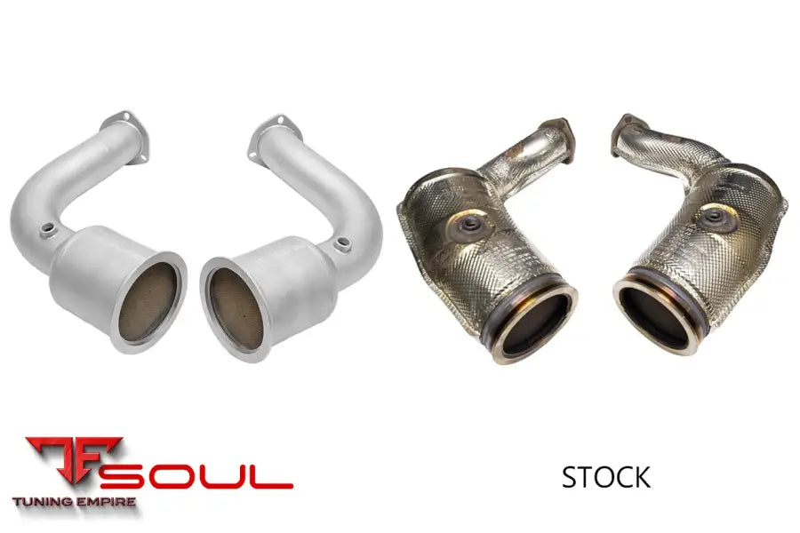 SOUL PORSCHE CAYENNE 4.0L TT DOWNPIPE 2019 + 