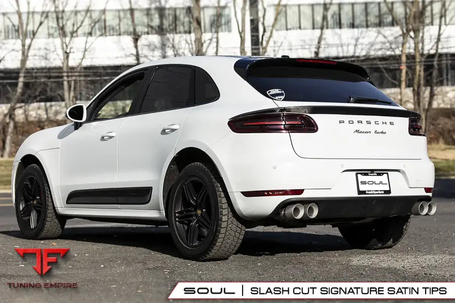 SOUL PORSCHE MACAN S / GTS / TURBO SOUL RESONATED MUFFLER BYPASS EXHAUST