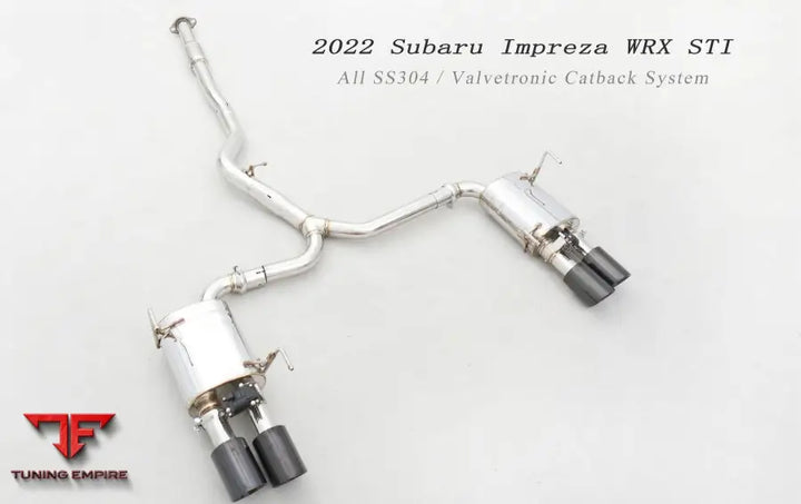 SUBARU IMPREZA WRX STI 2022 VALVETRONIC EXHAUST SYSTEM