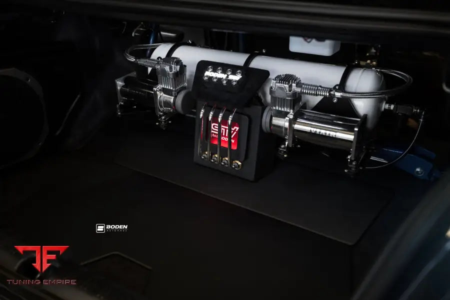 SUBARU STI FORGED WHEELS AND EXHAUST SYSTEM
