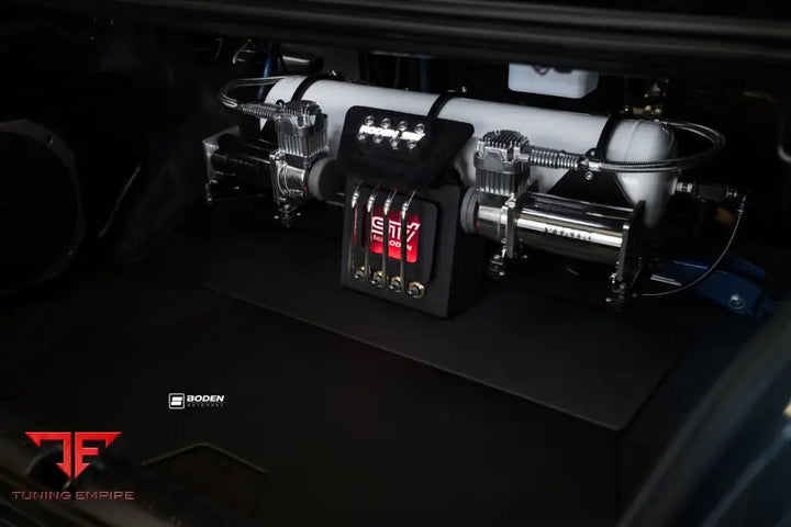 SUBARU STI FORGED WHEELS AND EXHAUST SYSTEM