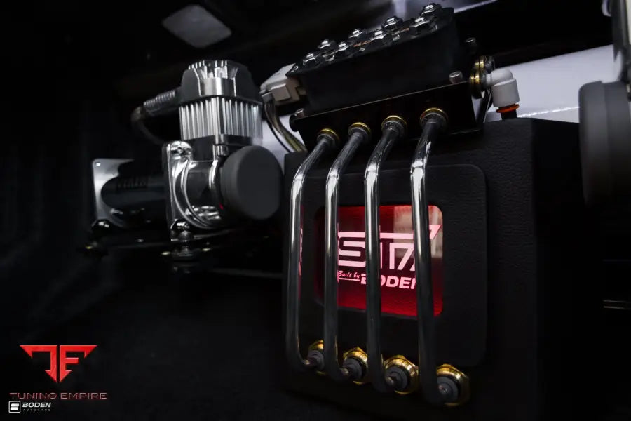 SUBARU STI FORGED WHEELS AND EXHAUST SYSTEM
