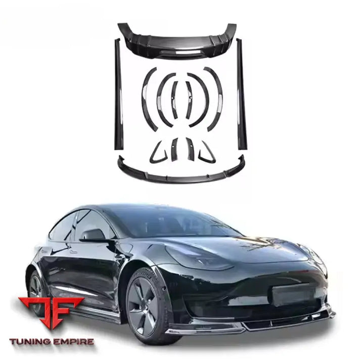 TESLA MODEL 3 CARBON FIBER BODY KIT