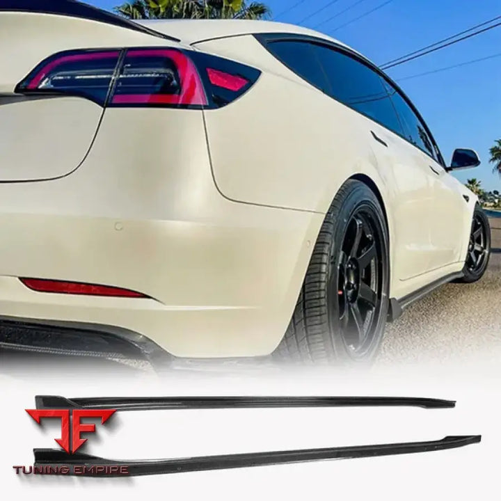 TESLA MODEL 3 CARBON FIBER PARTS 2017-2022Y