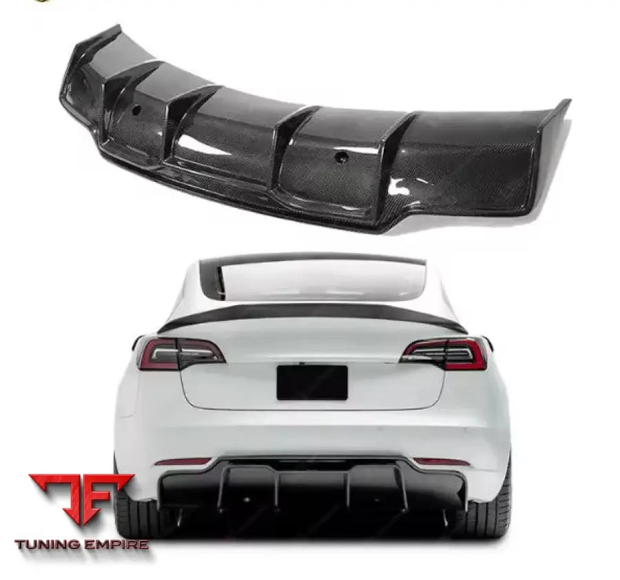 TESLA MODEL 3 CARBON FIBER PARTS