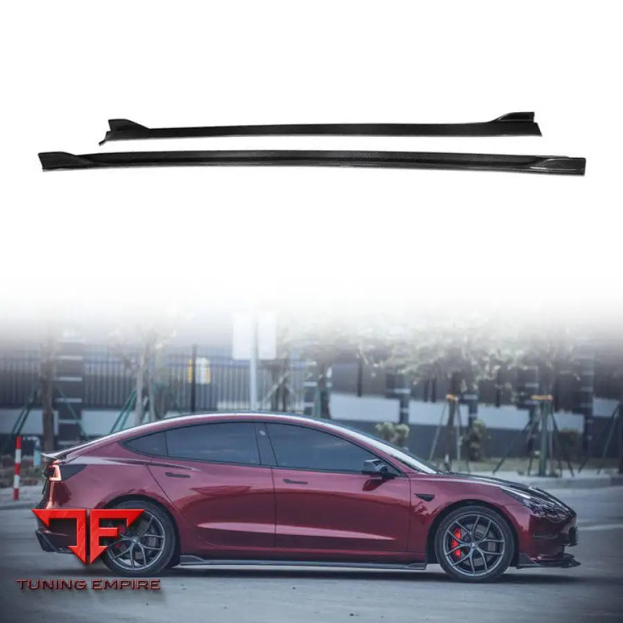 TESLA MODEL 3 CARBON FIBER PARTS