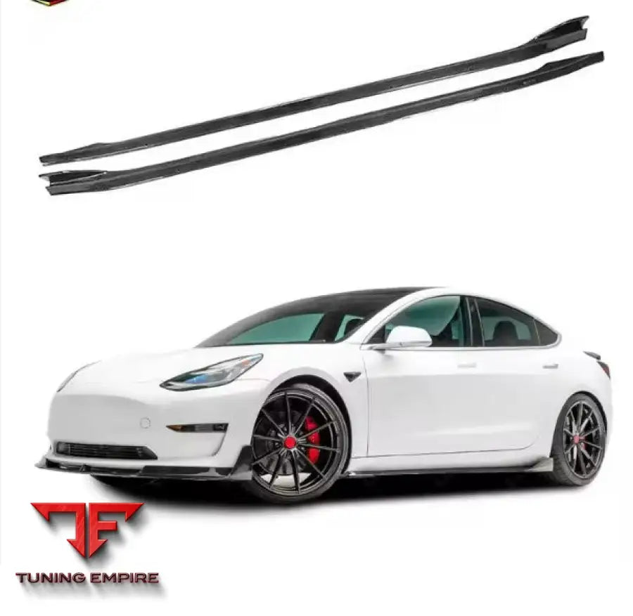 TESLA MODEL 3 CARBON FIBER PARTS