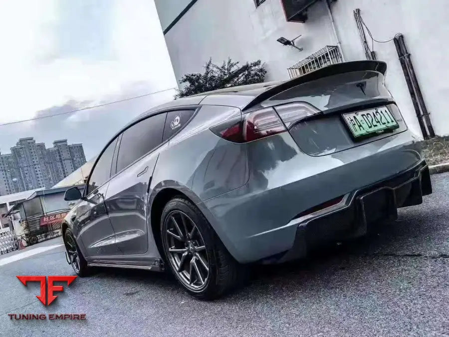 TESLA MODEL 3 VORSTIEINER STYLE CARBON FIBER PARTS