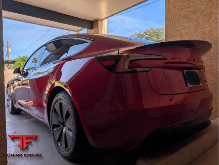 TESLA MODEL 3 HIGHLAND/PERFORMANCE SEDAN CARBON FIBER REAR SPOILER