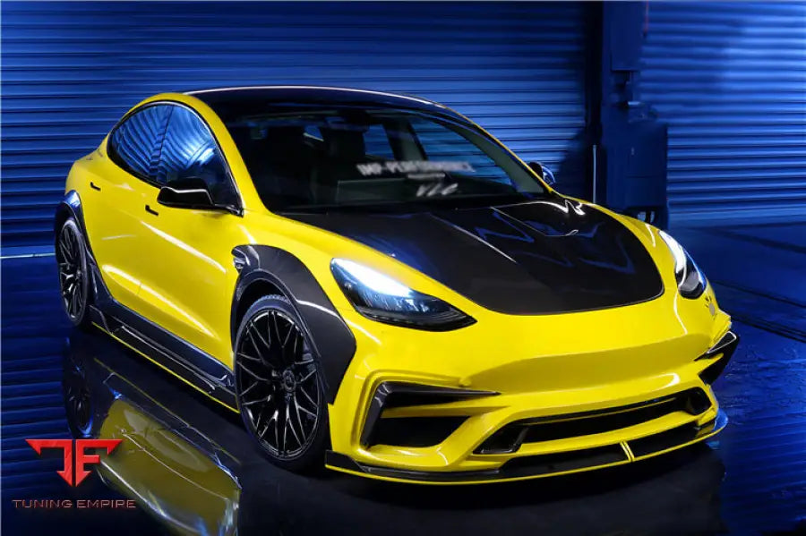 TESLA MODEL 3 IMP PERFORMANCE CARBON FIBER HOOD BSD