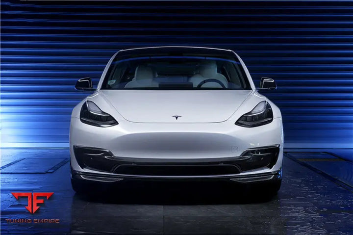 TESLA MODEL 3 IMP PERFORMANCE CARBON FIBER MIDDLE FRONT LIP BSD
