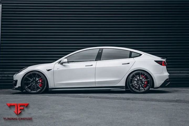 TESLA MODEL 3 IMP PERFORMANCE CARBON FIBER SIDE SKIRTS BSD