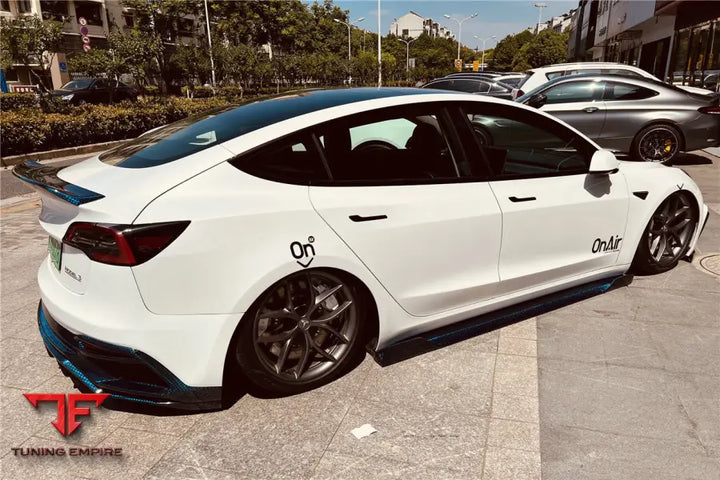 TESLA MODEL 3 IMP PERFORMANCE PARTIAL CARBON FIBER FRONT BUMPER BSD