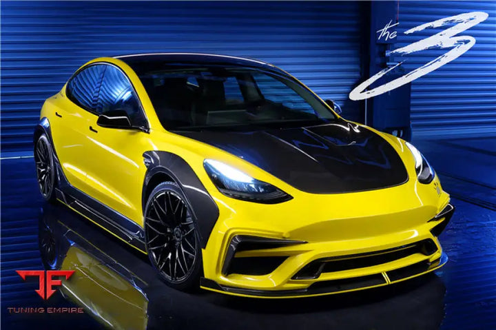 TESLA MODEL 3 IMP PERFORMANCE PARTIAL CARBON FIBER FULL BODY KIT BSD