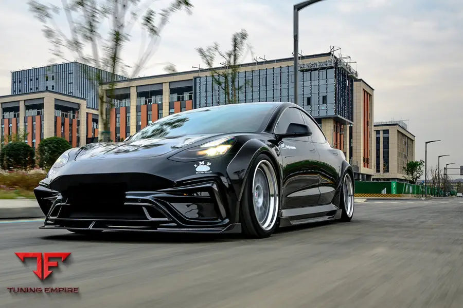 TESLA MODEL 3 IMP PERFORMANCE WIDE FENDER FLARES BSD