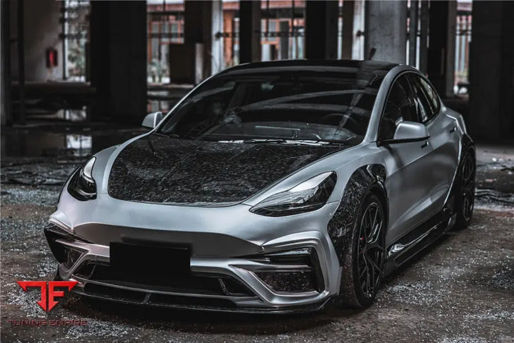 TESLA MODEL 3 IMP PERFORMANCE WIDE FENDER FLARES BSD