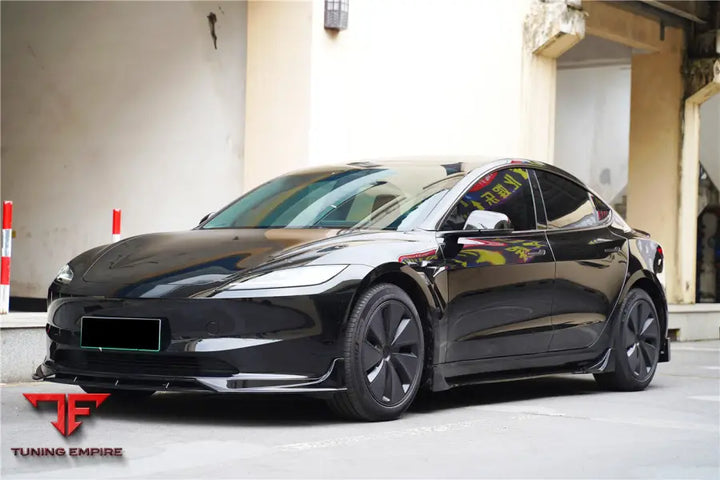 TESLA MODEL 3 LCI FAST STYLE CARBON FIBER PATTERN LOOK BODY KIT BSD
