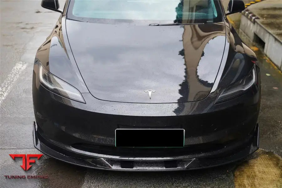 TESLA MODEL 3 LCI TURBO STYLE CARBON FIBER PATTERN LOOK BODY KIT BSD