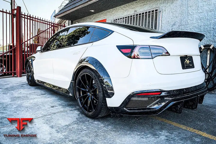 TESLA MODEL 3 IMPII PERFORMANCE PARTIAL CARBON FIBER FULL BODY KIT BSD