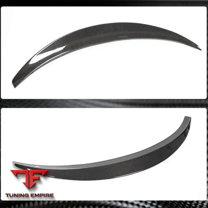 TESLA MODEL 3 SEDAN 4-DOOR CARBON FIBER REAR TRUNK SPOILER 2016-2022Y