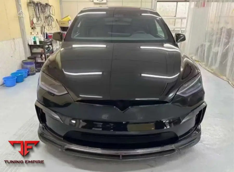 TESLA MODEL X CMST CARBON FIBER BODY KIT FOR FRONT LIP SIDE SKIRTS REAR LIP SPOILER FRONT & REAR BUMPERS (2023+)