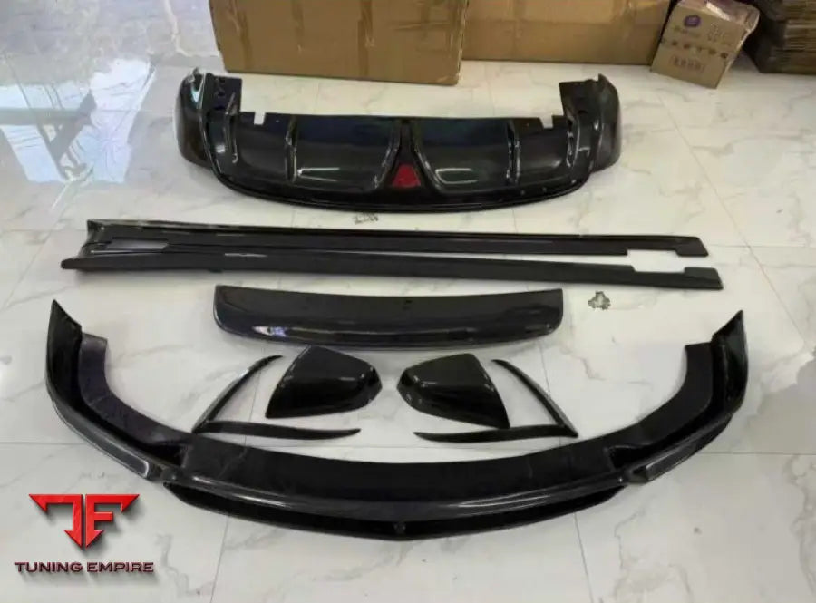 TESLA MODEL X CMST CARBON FIBER BODY KIT FOR FRONT LIP SIDE SKIRTS REAR LIP SPOILER FRONT & REAR BUMPERS (2023+)