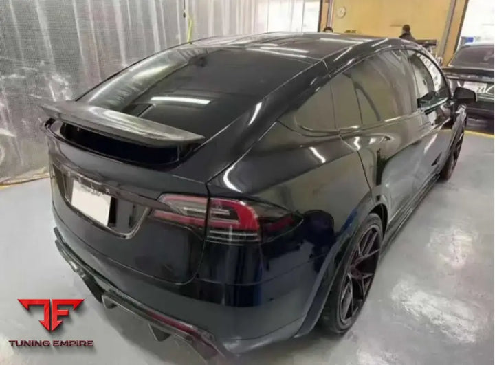 TESLA MODEL X CMST CARBON FIBER BODY KIT FOR FRONT LIP SIDE SKIRTS REAR LIP SPOILER FRONT & REAR BUMPERS (2023+)