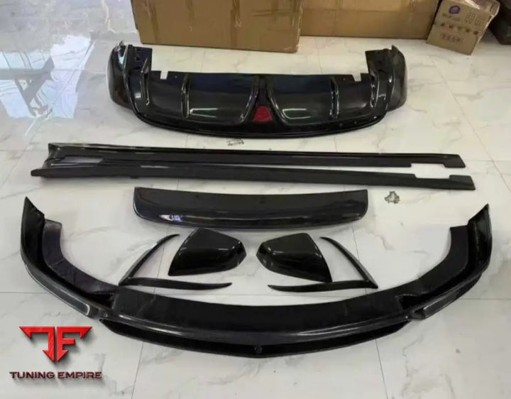 TESLA MODEL X CM STYLE CARBON FIBER BODY KIT FOR – FRONT LIP SIDE SKIRTS REAR DIFFUSER & SPOILER (2016–2019)