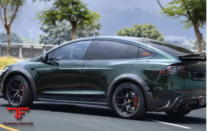 TESLA MODEL X CARBON FIBER PARTS 2022Y