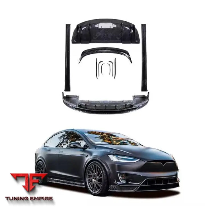 TESLA MODEL X CARBON FIBER PARTS
