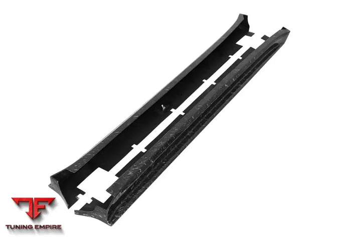 TESLA MODEL X SUV RZS STYLE CARBON FIBER SIDE SKIRTS BSD