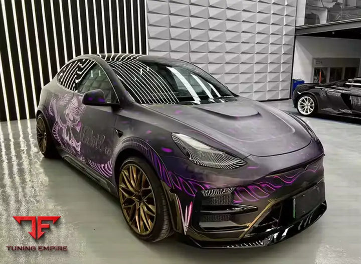 TESLA MODEL Y CARBON BODY KITS PARTS