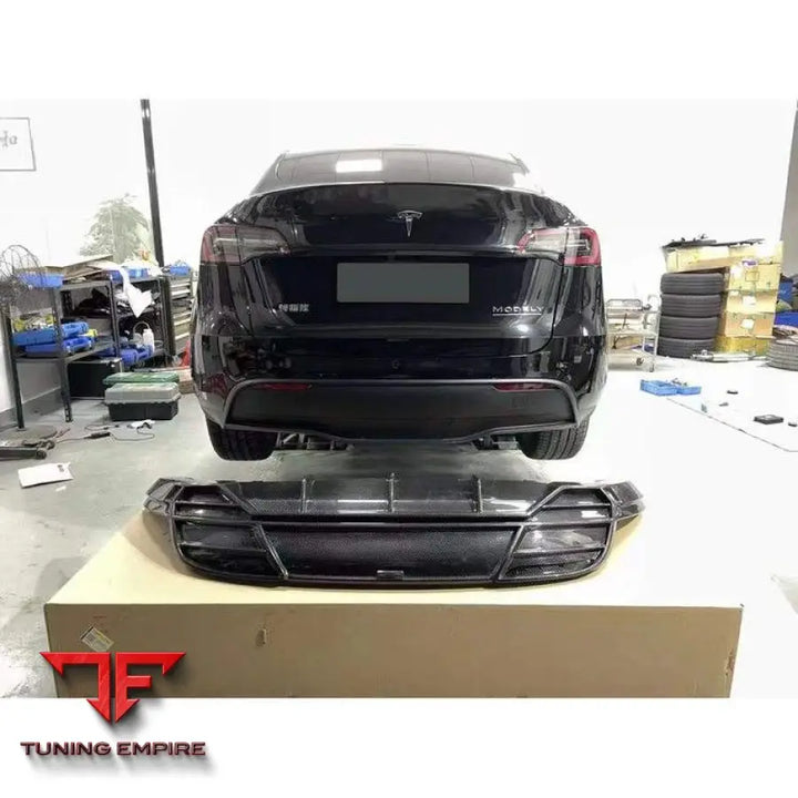 TESLA MODEL Y CARBON FIBER PARTS