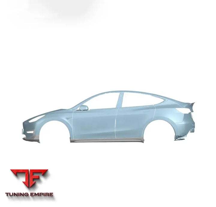 TESLA MODEL Y DRY CARBON PERFORMANCE FRONT CANARDS