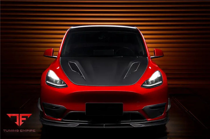 TESLA MODEL Y IMP PERFORMANCE CARBON FIBER DAY RUNNING LIGHT COVER BSD